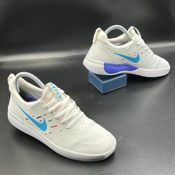 Nike SB Nyjah Free 'Blue Fury'  Skateboarding Shoes - Picture 3 of 9
